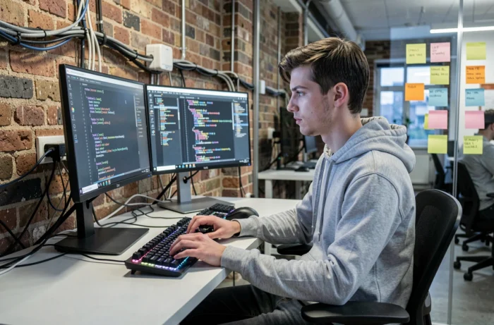 Développeur informatique dans une startup tech parisienne, secteur numérique et recrutement 2024 à Paris